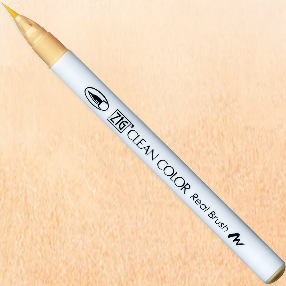 Pisak pędzelkowy Zig Clean Color Real Brush - Kuretake - 071, Natural Beige
