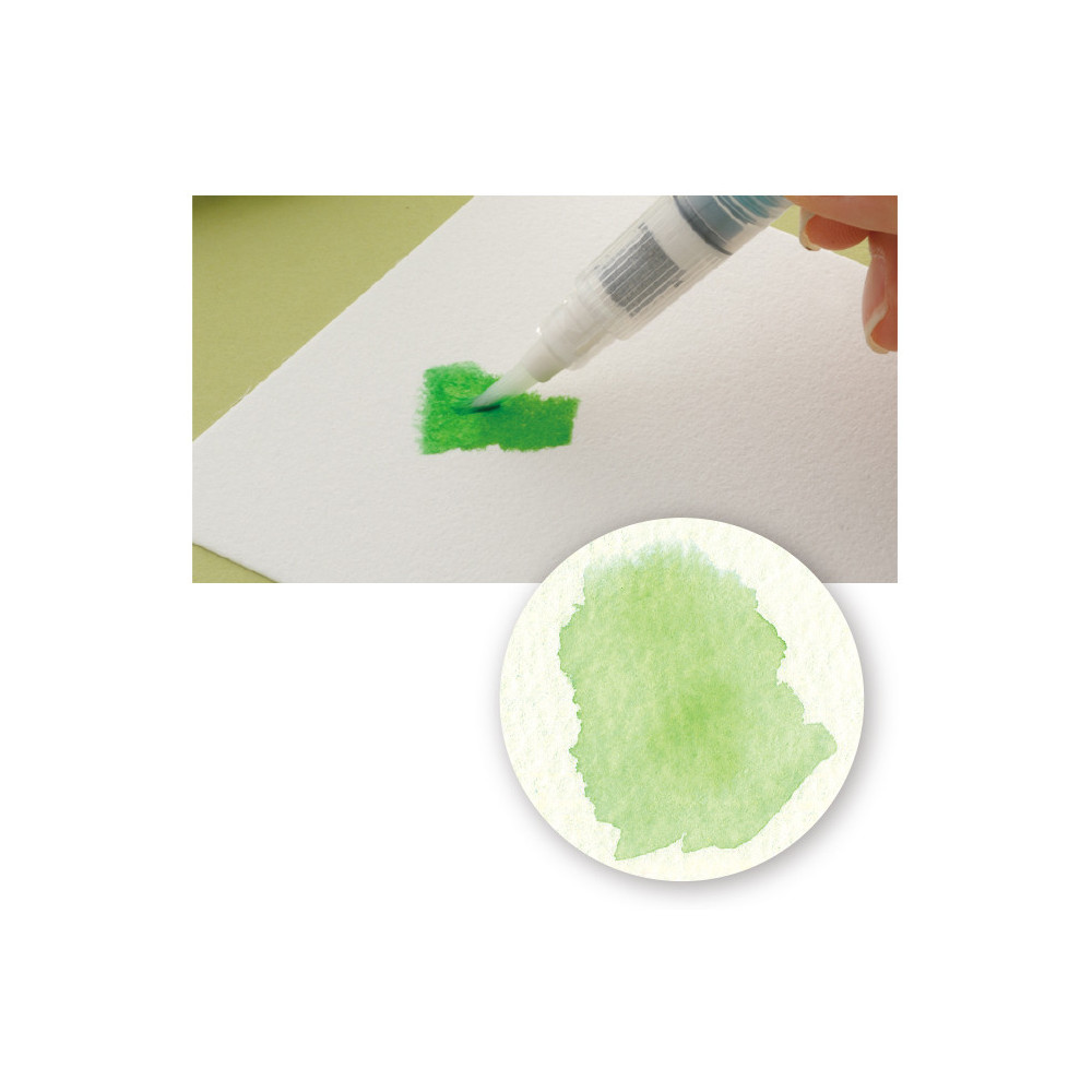 Pisak pędzelkowy Zig Clean Color Real Brush - Kuretake - 010, Black