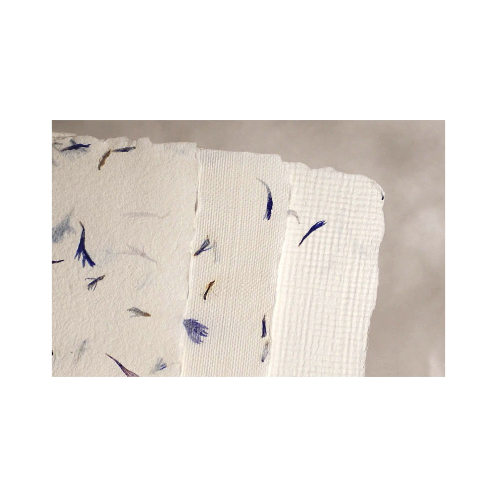 Handmade paper - Kalander - cornflower, smooth, A4