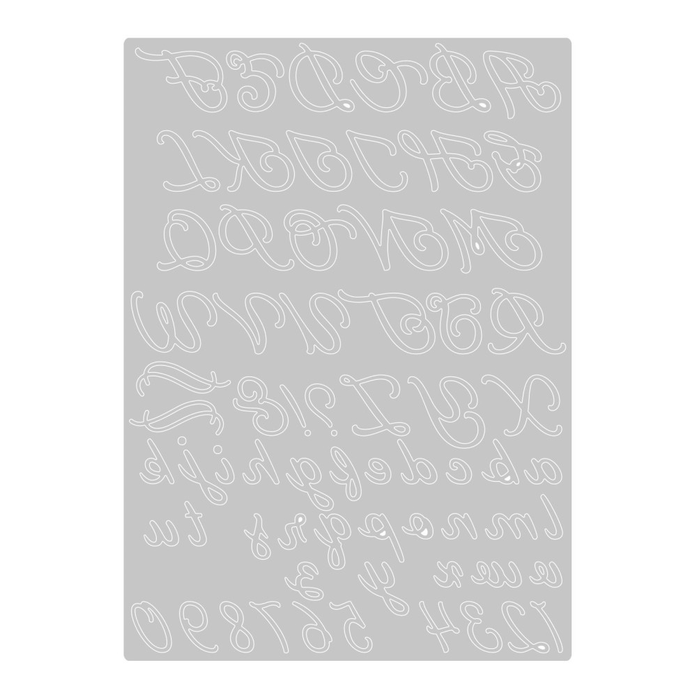 Wykrojnik Thinlits - Sizzix - Scripted Alphabet