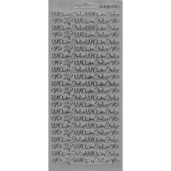 Stickers - W Dniu Ślubu 3467 Silver