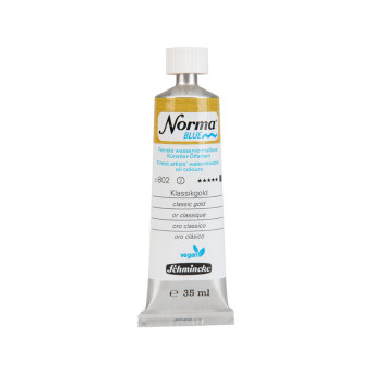 Farba olejna Norma Blue - Schmincke - 802, Classic Gold, 35 ml