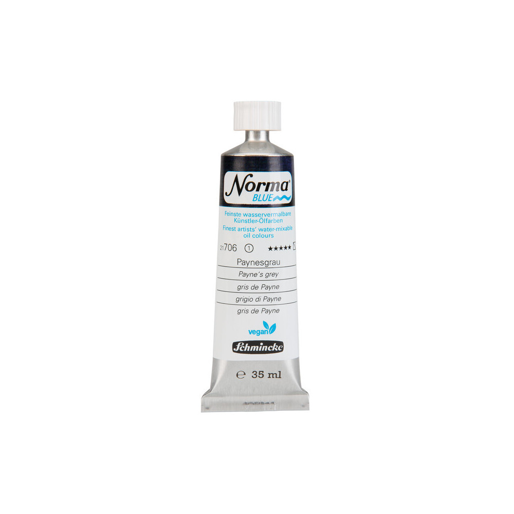 Farba olejna Norma Blue - Schmincke - 706, Payne's Grey, 35 ml