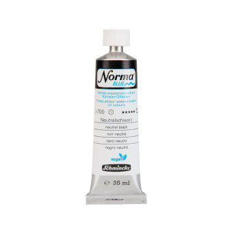 Farba olejna Norma Blue - Schmincke - 700, Neutral Black, 35 ml