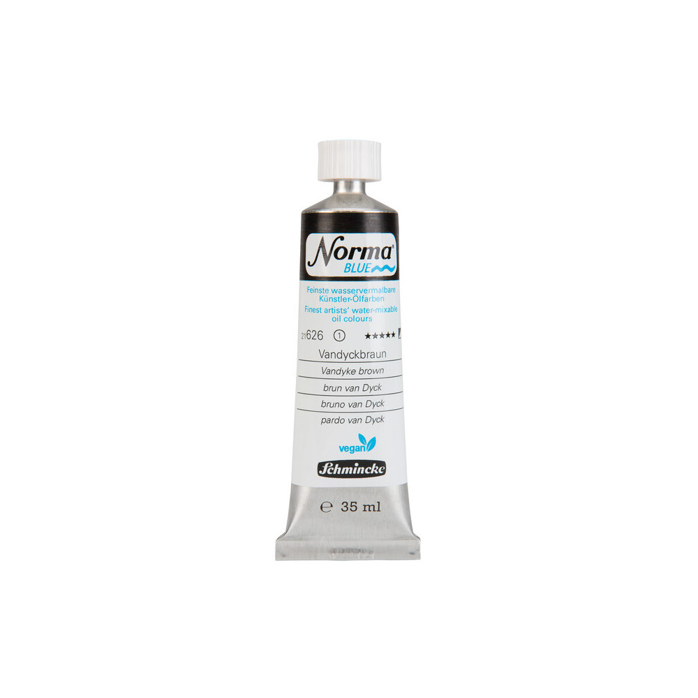Farba olejna Norma Blue - Schmincke - 626, Vandyke Brown, 35 ml