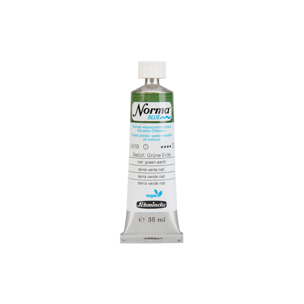 Farba olejna Norma Blue - Schmincke - 519, Natural Green Earth, 35 ml
