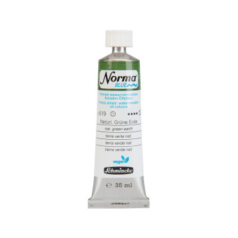 Farba olejna Norma Blue - Schmincke - 519, Natural Green Earth, 35 ml