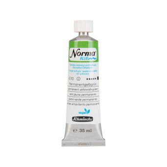 Farba olejna Norma Blue - Schmincke - 510, Permanent Yellowish Green, 35 ml