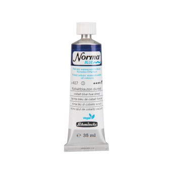 Farba olejna Norma Blue - Schmincke - 407, Cobalt Blue Hue Deep, 35 ml