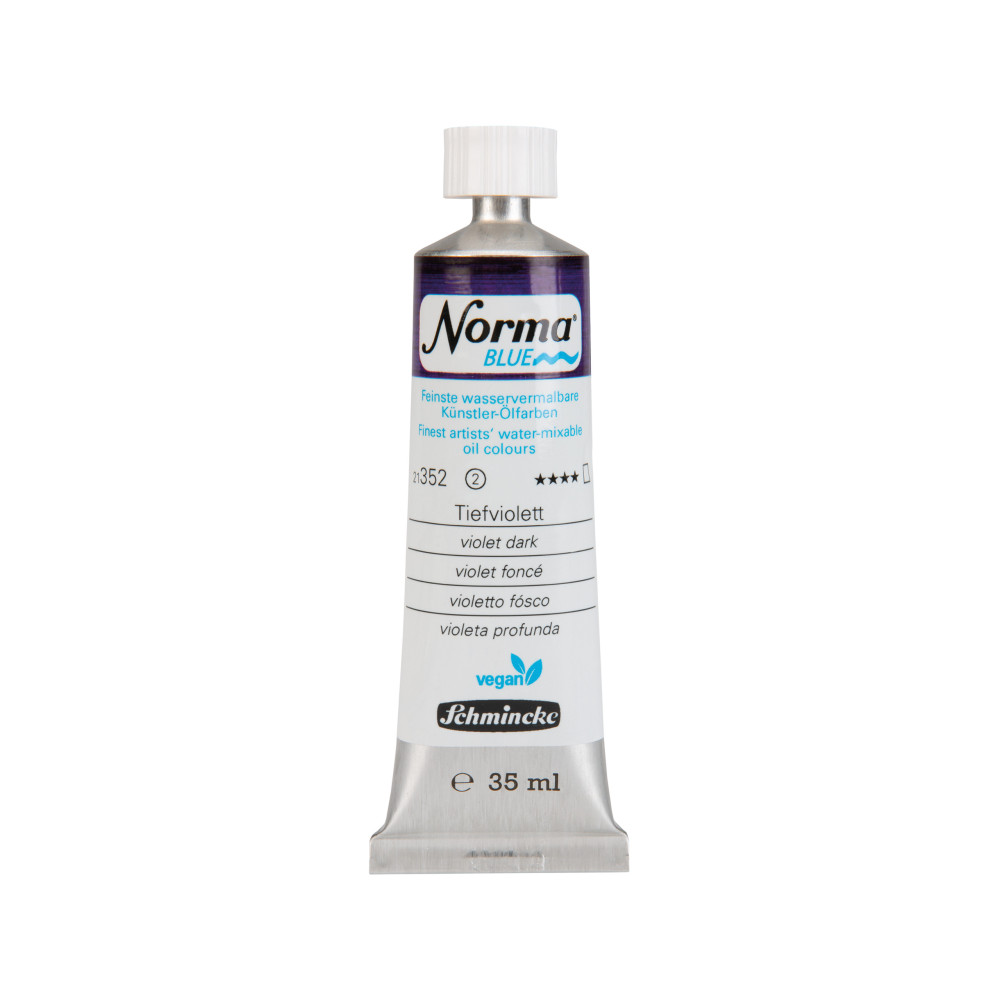 Farba olejna Norma Blue - Schmincke - 352, Violet Dark, 35 ml