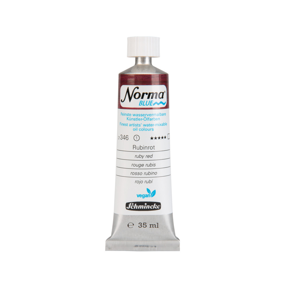 Farba olejna Norma Blue - Schmincke - 346, Ruby Red, 35 ml