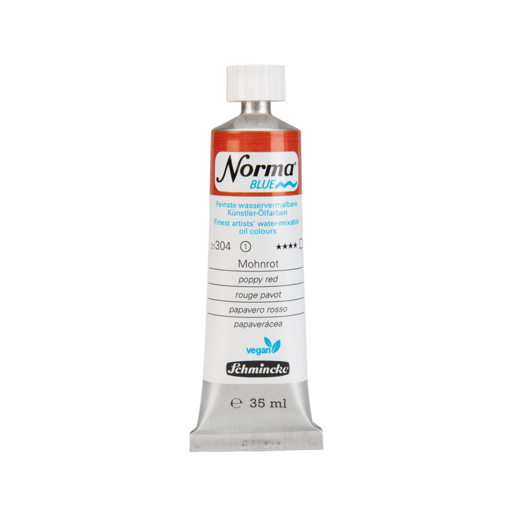 Farba olejna Norma Blue - Schmincke - 304, Poppy Red, 35 ml