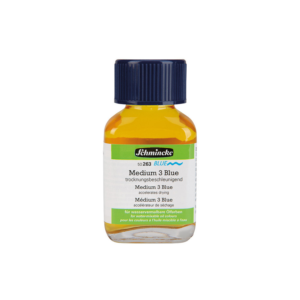 Medium przyspieszające wysychanie do farb olejnych Norma Blue - Schmincke - 60 ml