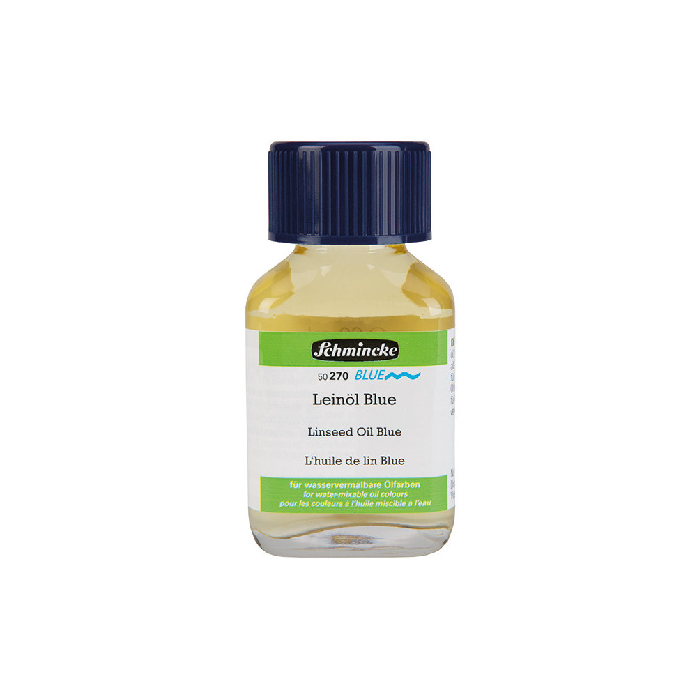 Olej lniany do farb olejnych Norma Blue - Schmincke - 60 ml