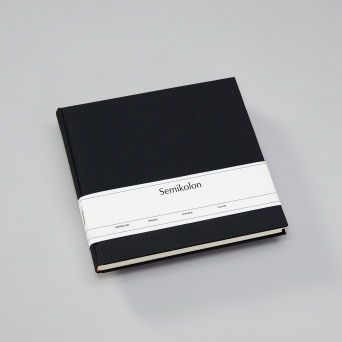 Guest book Heritage Line - Semikolon - Black, 180 pages