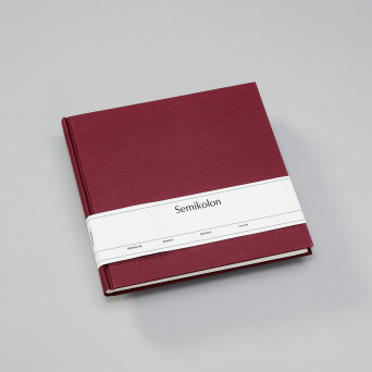 Księga gości Heritage Line - Semikolon - Burgundy, 180 stron