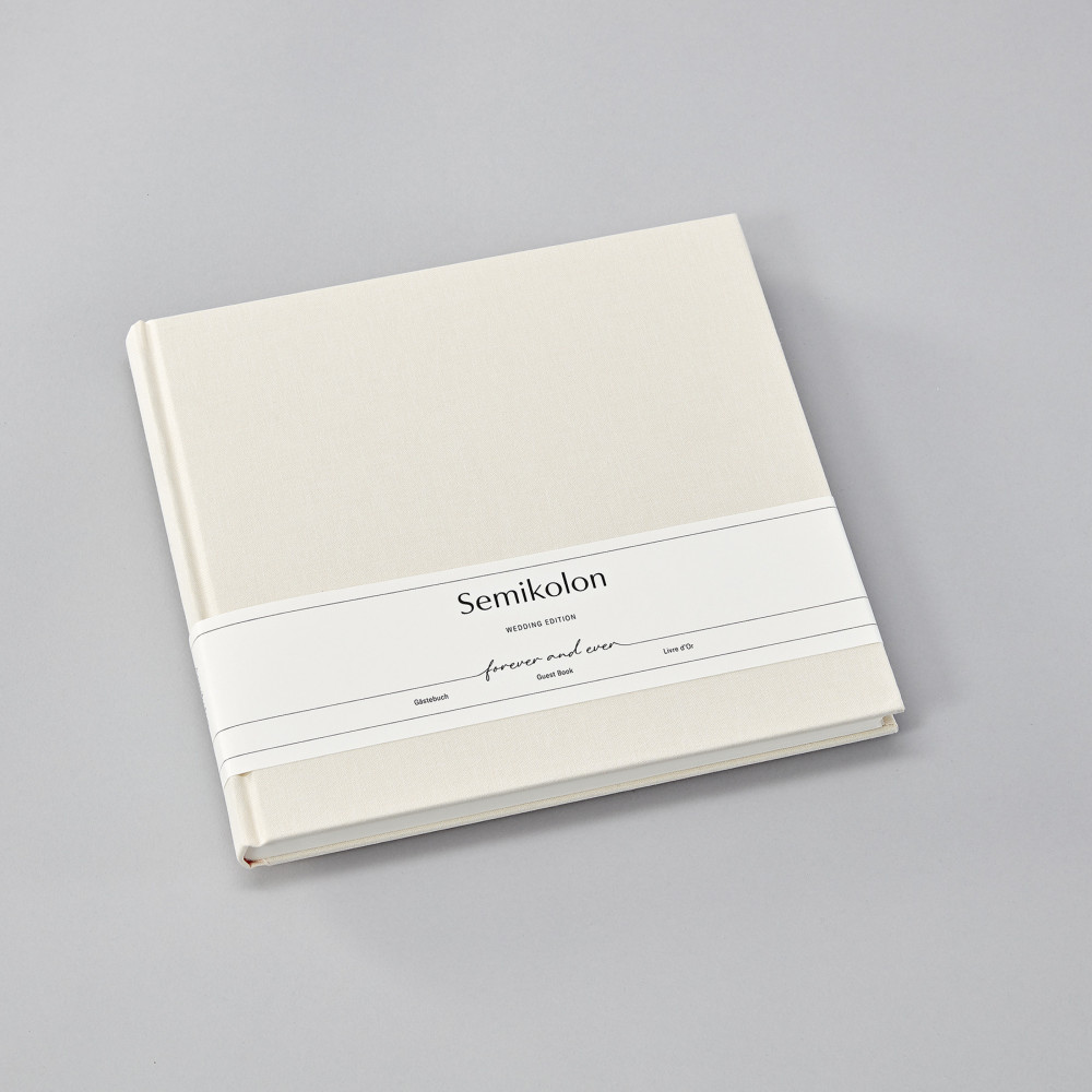Guest book Heritage Line, Wedding Edition - Semikolon - Chamois, 180 pages