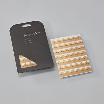 Self-adhesive photo corners - Semikolon - Kraft, 252 pcs.