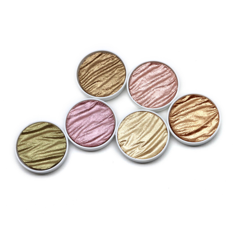 Zestaw akwareli, Lisi - Coliro Pearl Colors - 6 kolorów