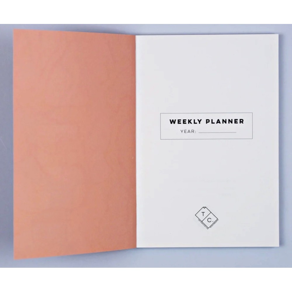 Planer tygodniowy Overlay Flowers no. 1, A5 - The Completist. - 90 g/m2