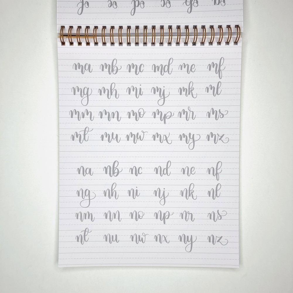Brush Lettering workbook Bounce, B5 - Devangari - 170 g/m2