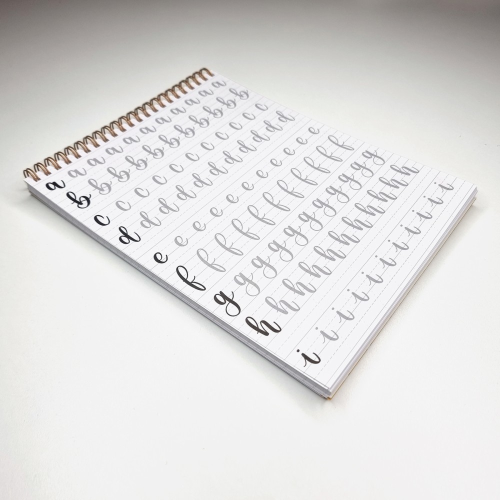 Zeszyt z ćwiczeniami do brush letteringu Bounce, B5 - Devangari - 170 g/m2