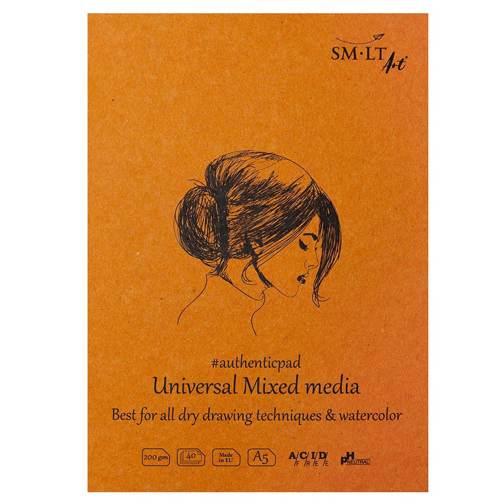 Universal Mixed Media pad, A5 - SM-LT - 200 g/m2, 40 sheets