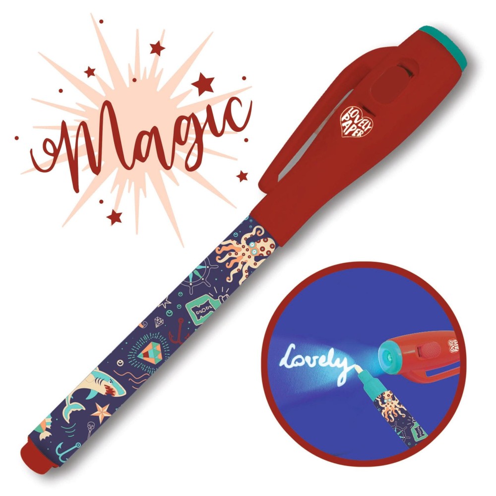 Magiczny, niewidzialny długopis dla dzieci - Djeco - Steve
