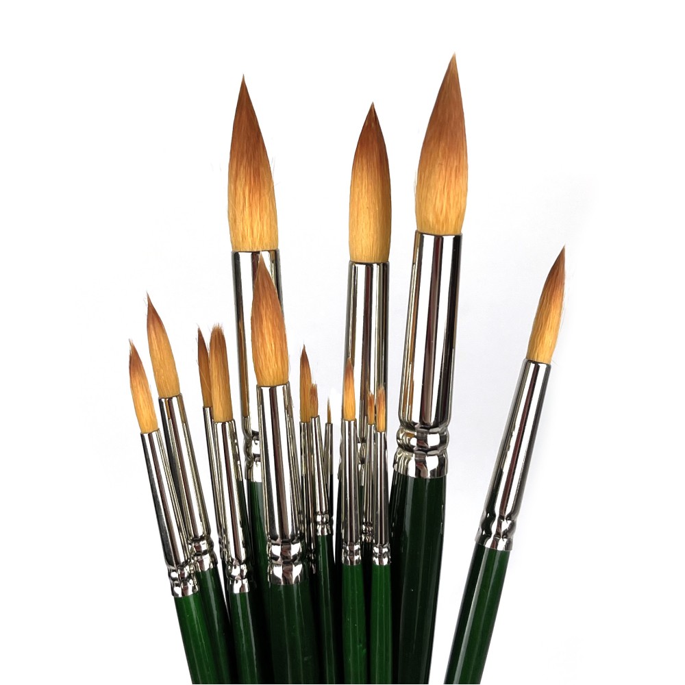 Round, synthetic bristles, 888 series brush - Roman Szmal - no. 7