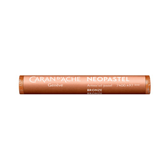 Neopastel Artists' oil pastel - Caran d'Ache - 497, Bronze