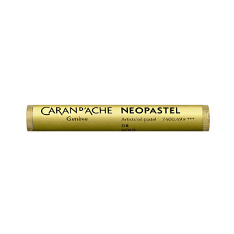 Neopastel Artists' oil pastel - Caran d'Ache - 499, Gold