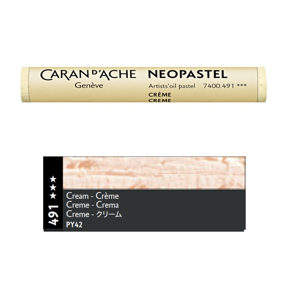 Pastel olejna Neopastel - Caran d'Ache - 491, Cream