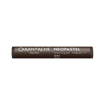 Neopastel Artists' oil pastel - Caran d'Ache - 407, Sepia