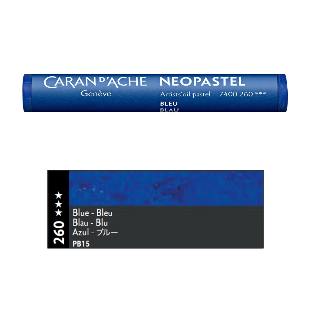 Pastel olejna Neopastel - Caran d'Ache - 260, Blue Jeans