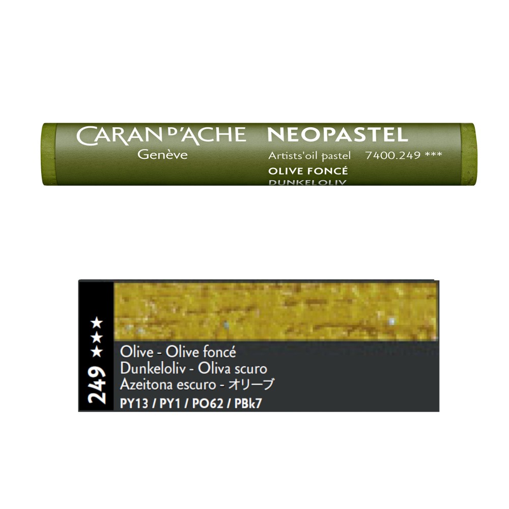 Pastel olejna Neopastel - Caran d'Ache - 249, Olive