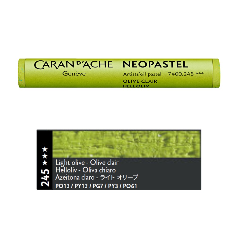 Pastel olejna Neopastel - Caran d'Ache - 245, Light Olive