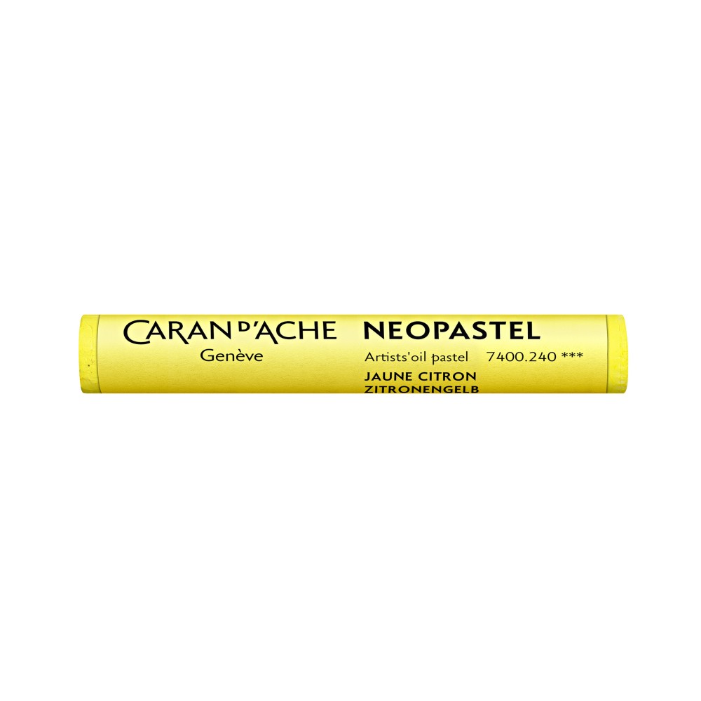 Neopastel Artists' oil pastel - Caran d'Ache - 240, Lemon Yellow