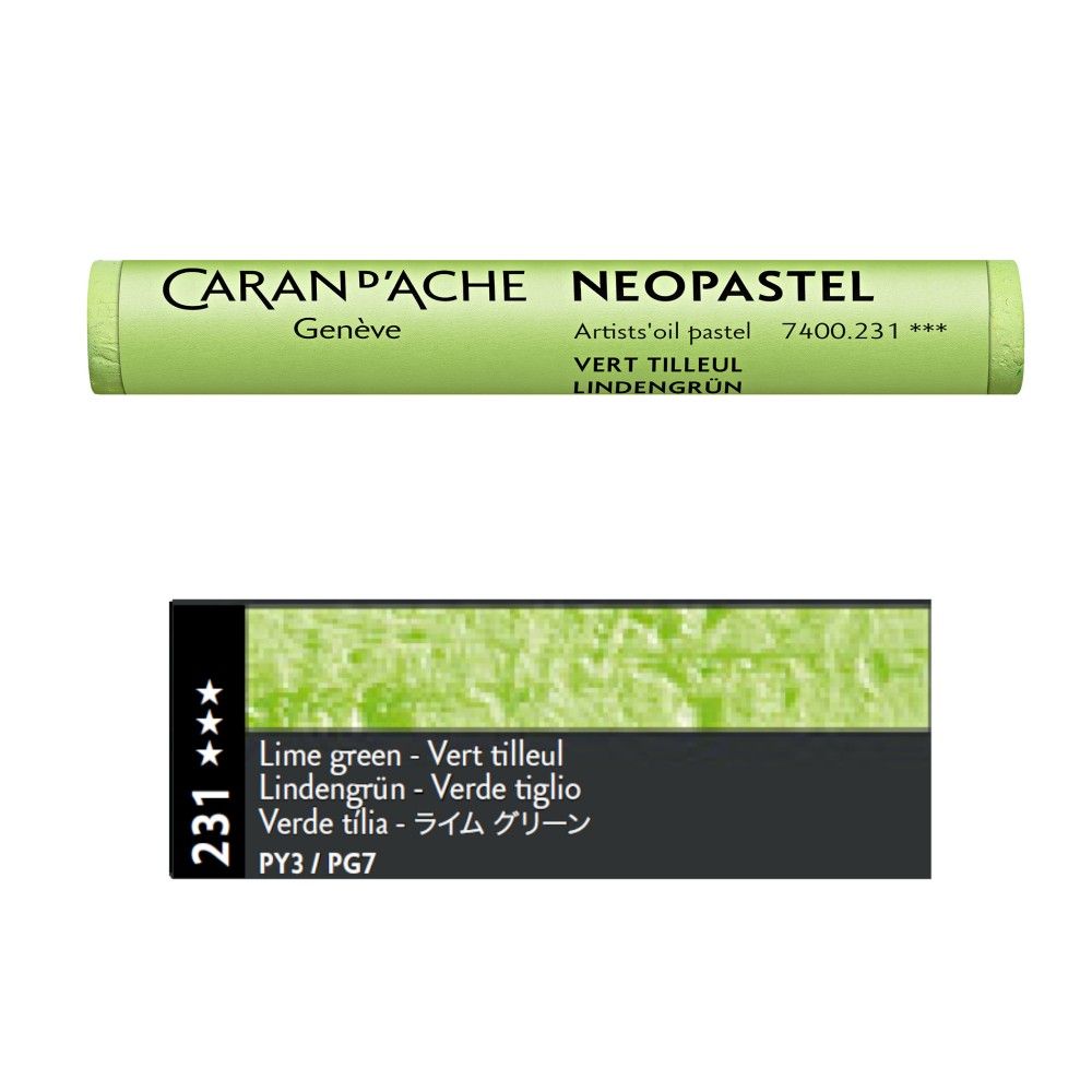 Pastel olejna Neopastel - Caran d'Ache - 231, Light Green