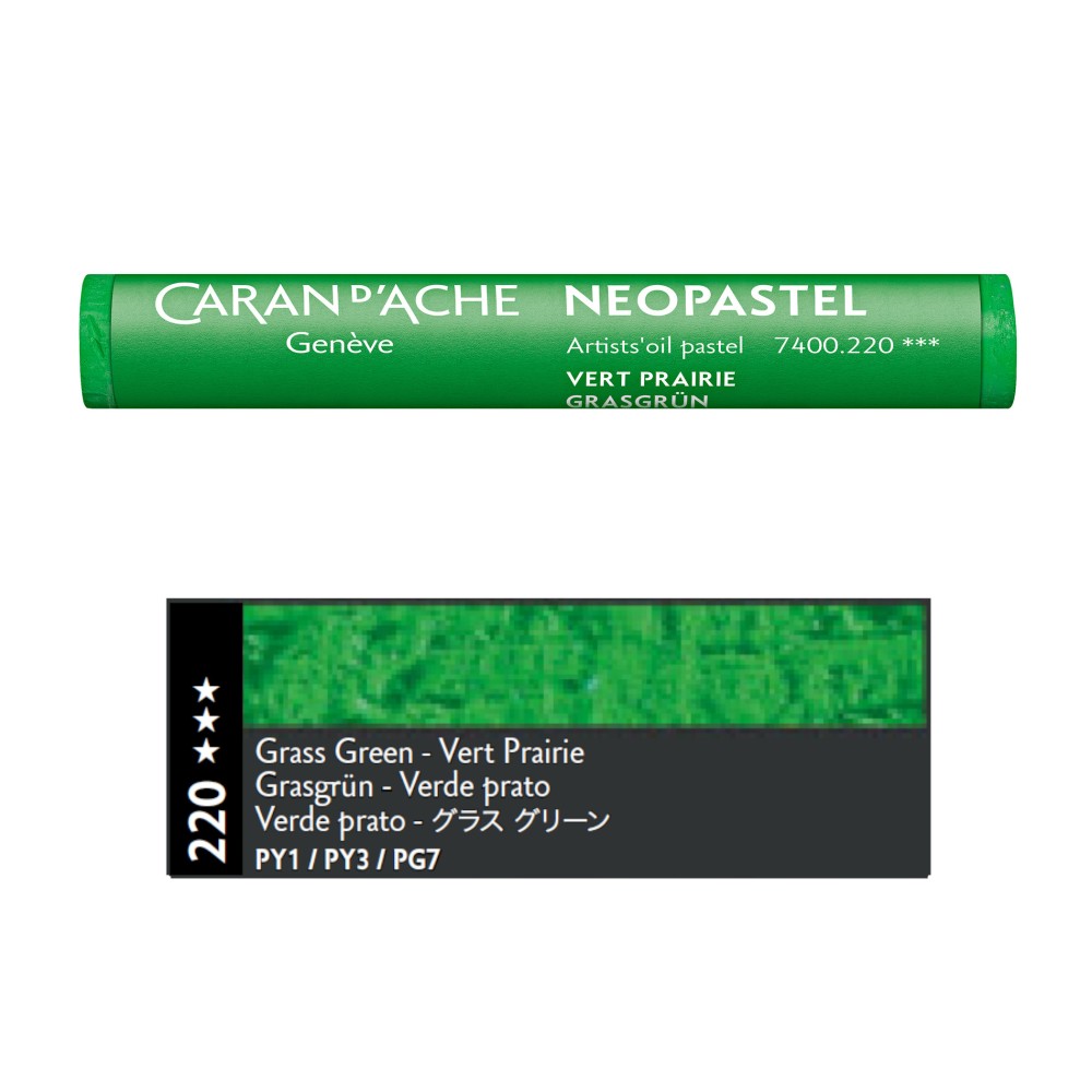 Pastel olejna Neopastel - Caran d'Ache - 220, Grass Green