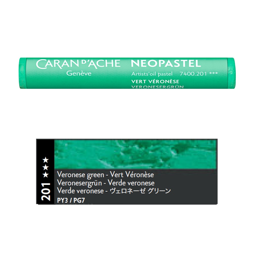 Pastel olejna Neopastel - Caran d'Ache - 201, Veronese Green