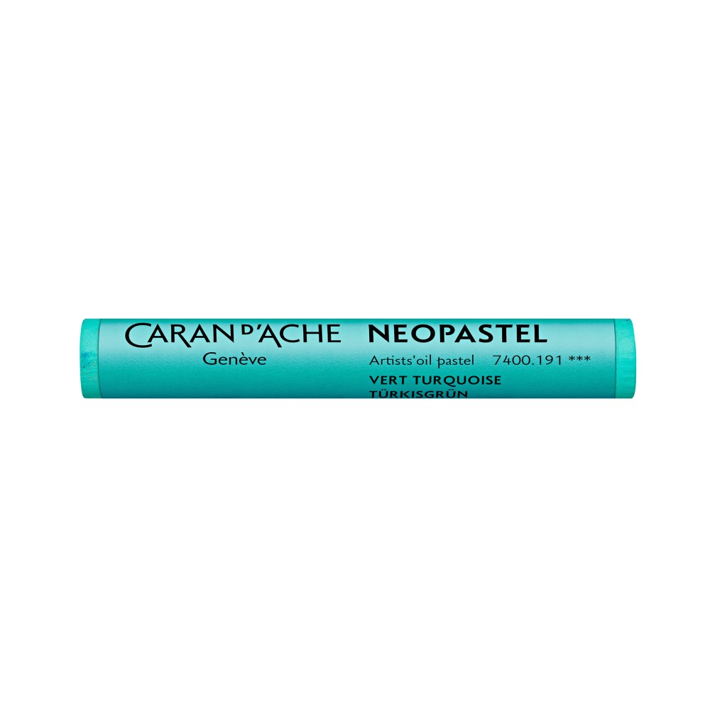 Neopastel Artists' oil pastel - Caran d'Ache - 191, Turquoise Green
