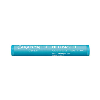 Neopastel Artists' oil pastel - Caran d'Ache - 171, Turquoise Blue