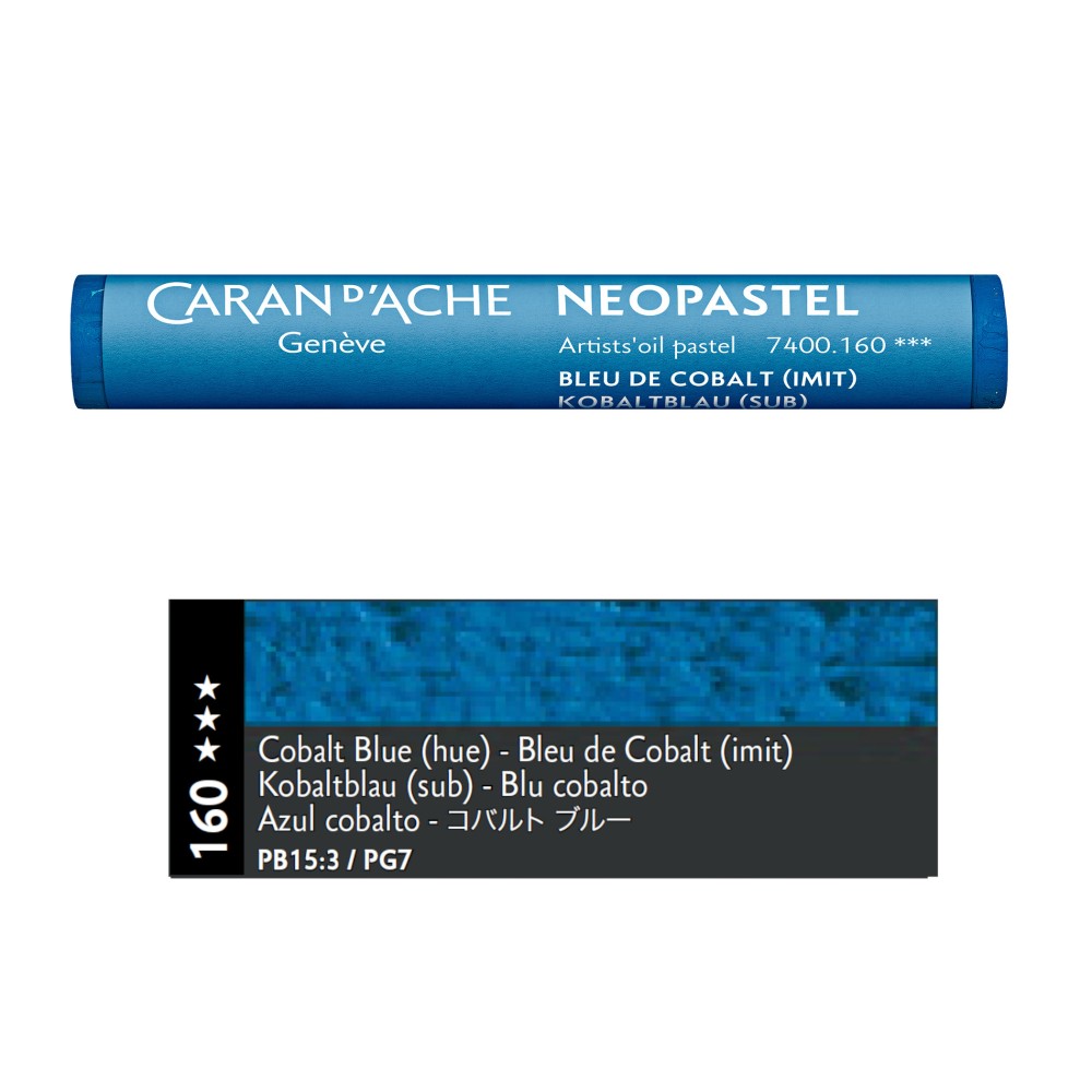Pastel olejna Neopastel - Caran d'Ache - 160, Cobalt Blue Hue