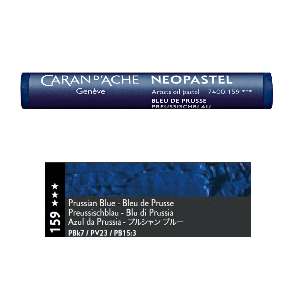 Pastel olejna Neopastel - Caran d'Ache - 159, Prussian Blue