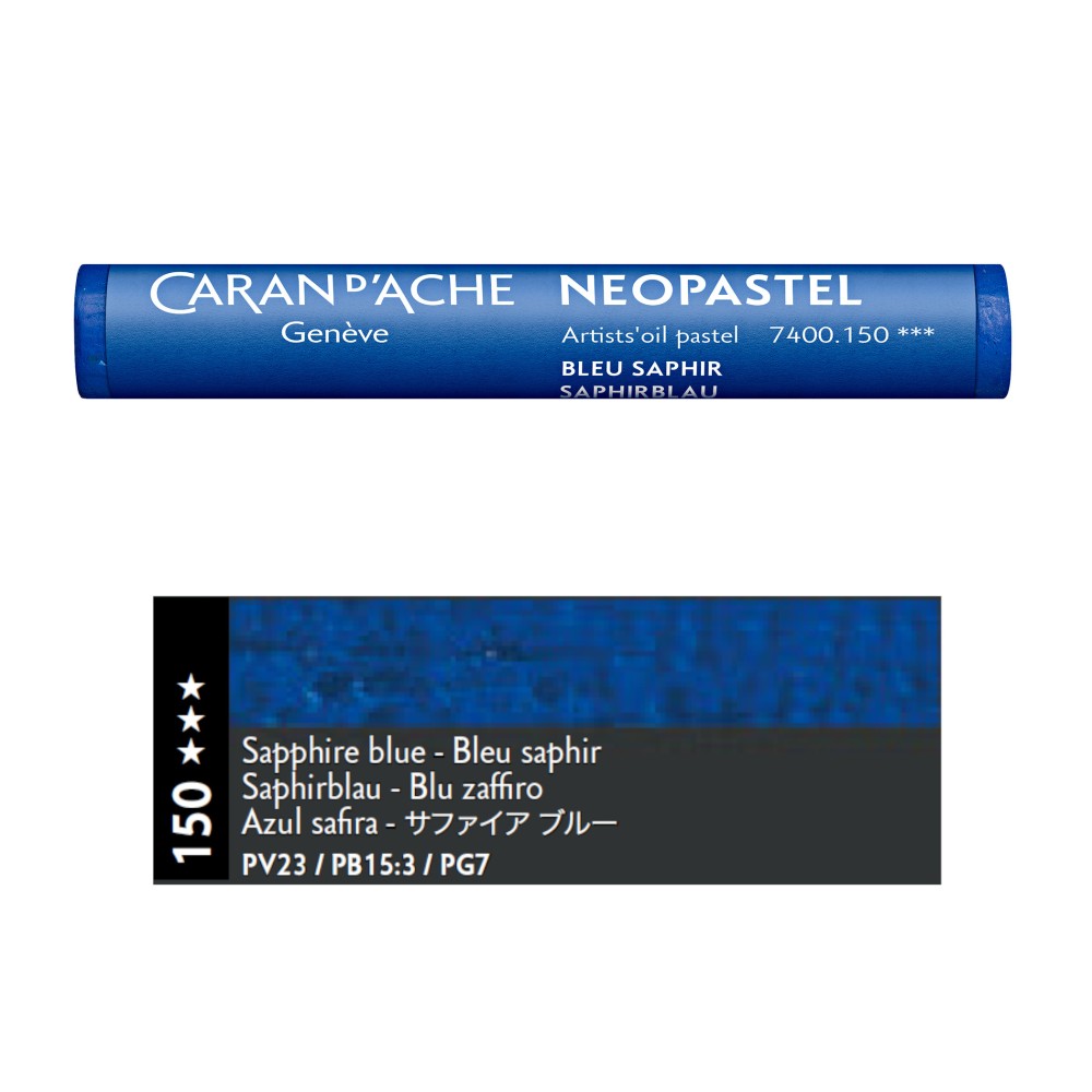 Pastel olejna Neopastel - Caran d'Ache - 150, Sapphire Blue