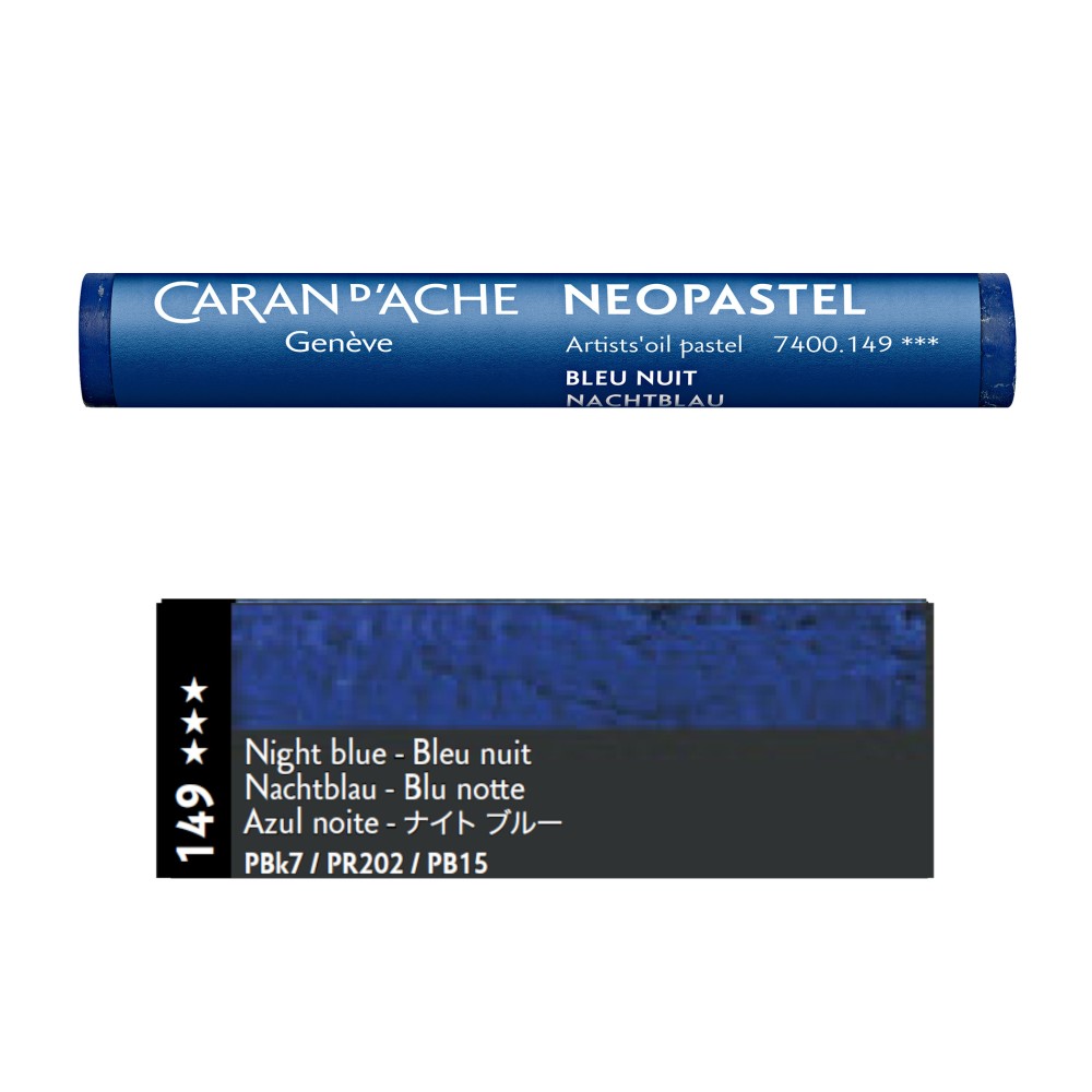 Pastel olejna Neopastel - Caran d'Ache - 149, Night Blue