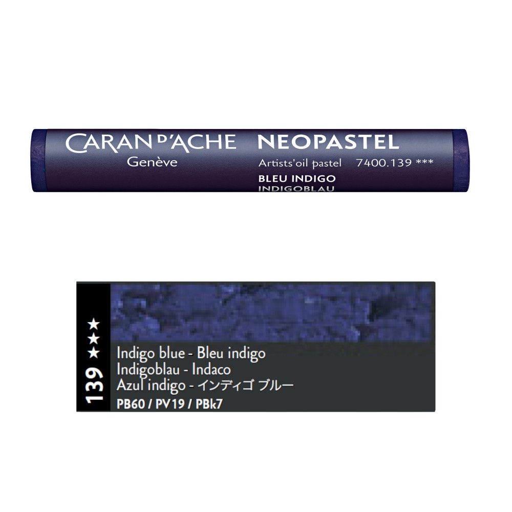 Pastel olejna Neopastel - Caran d'Ache - 139, Indigo Blue