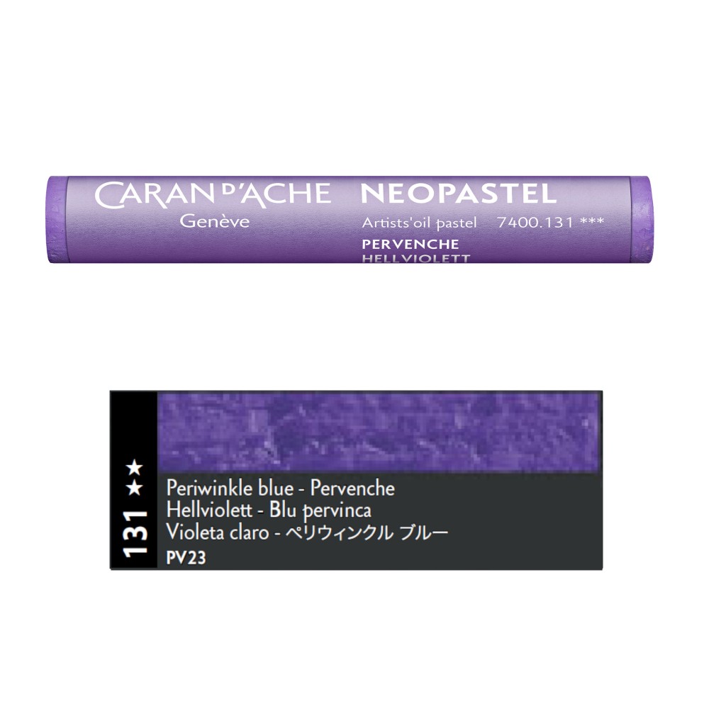 Neopastel Artists' oil pastel - Caran d'Ache - 131, Periwinkle Blue
