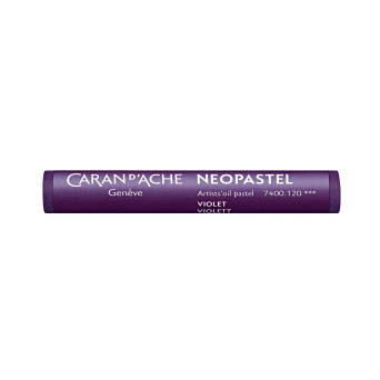 Neopastel Artists' oil pastel - Caran d'Ache - 120, Violet