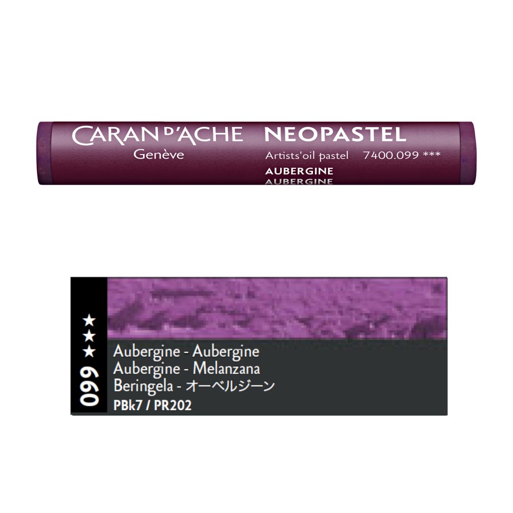 Pastel olejna Neopastel - Caran d'Ache - 099, Aubergine